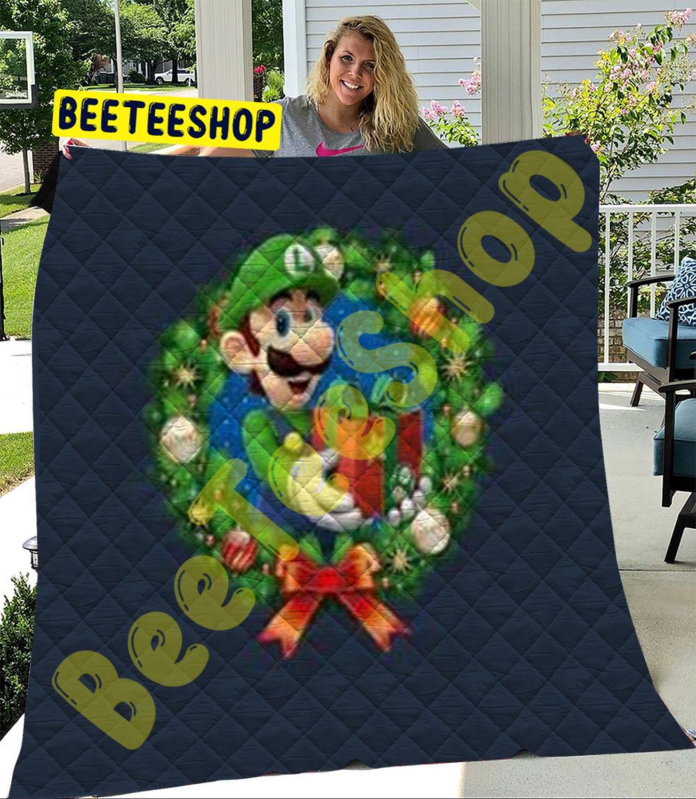 Super Mario Christmas 08 Trending Quilt Super Mario Christmas 08 Trending Quilt