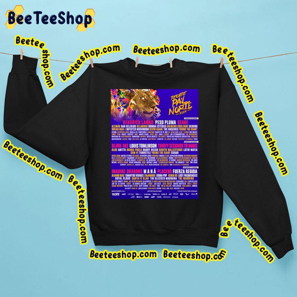 Tecate Pal Norte Royal Blood 2024 Kendrick Lamar Peso Pluma Keane Trending Unisex Sweatshirt Tecate Pal Norte Royal Blood 2024 Kendrick Lamar Peso Pluma Keane Trending Unisex Sweatshirt