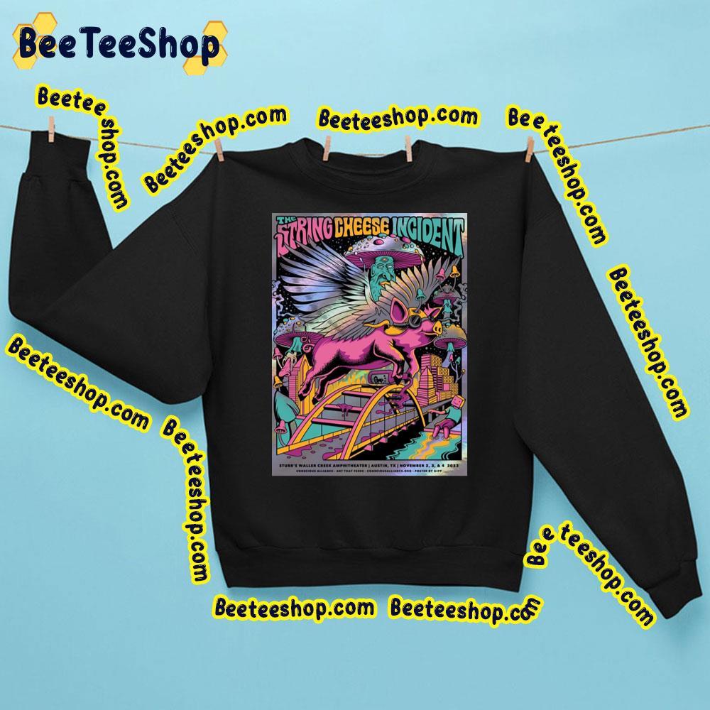 The String Cheese Incident Stubb's Waller Creek Amphitheater 2023 Trending Unisex Sweatshirt The String Cheese Incident Stubb's Waller Creek Amphitheater 2023 Trending Unisex Sweatshirt