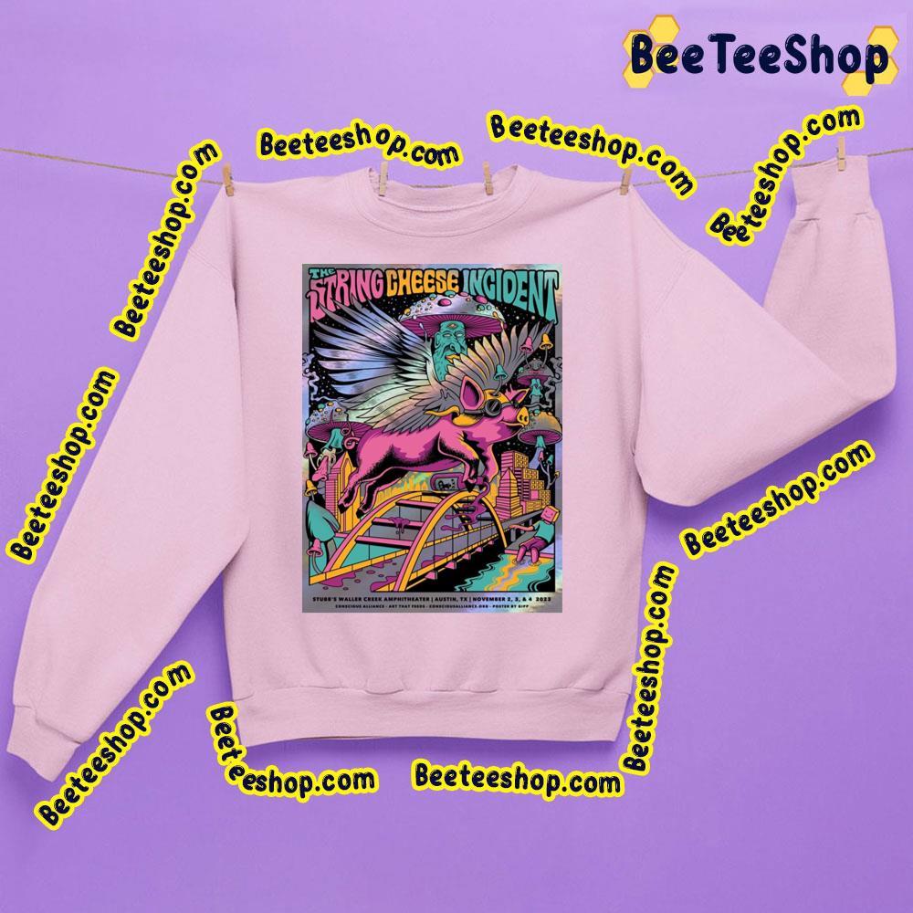 The String Cheese Incident Stubb's Waller Creek Amphitheater 2023 Trending Unisex Sweatshirt The String Cheese Incident Stubb's Waller Creek Amphitheater 2023 Trending Unisex Sweatshirt