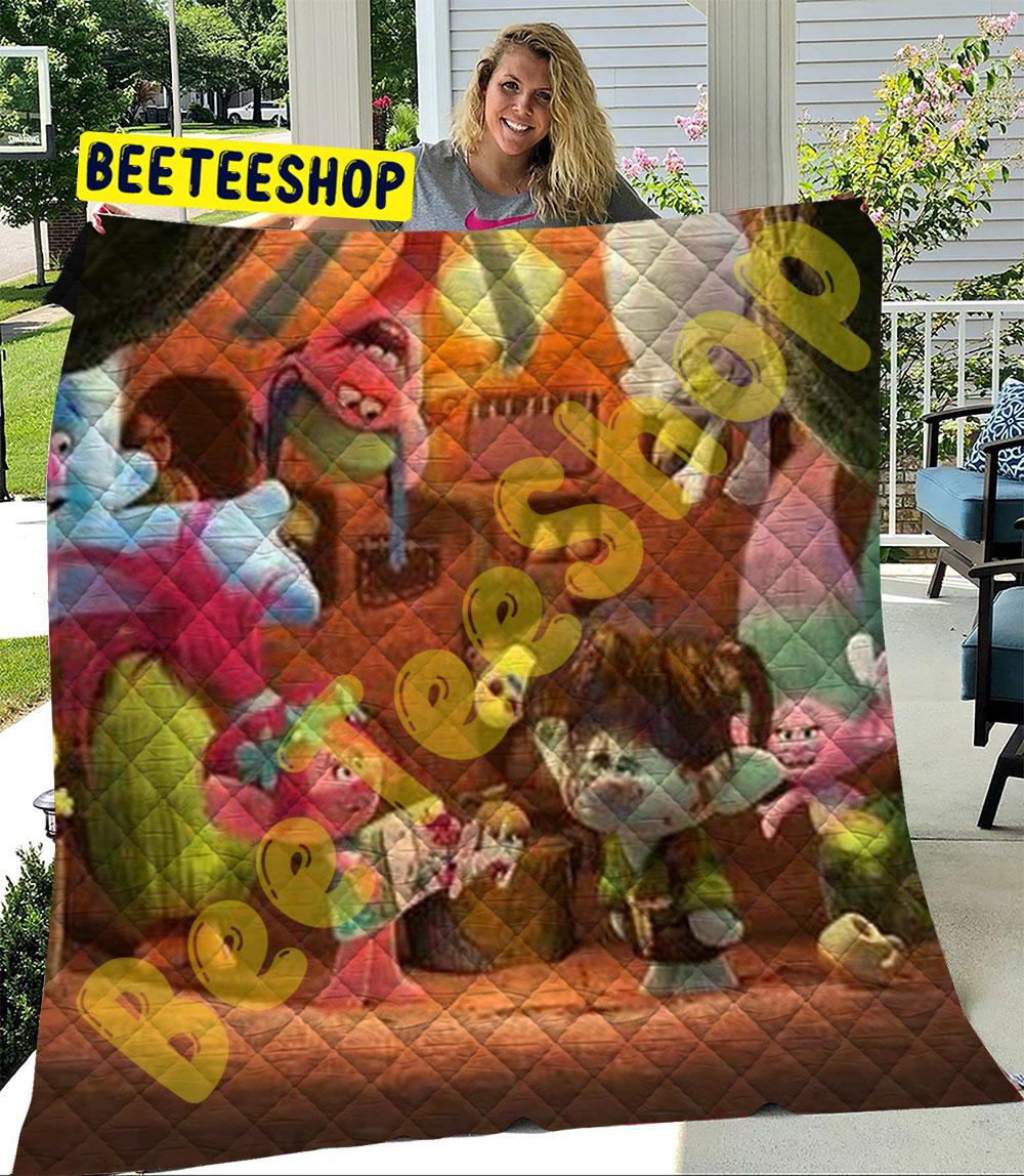 Trolls Holiday 04 Trending Quilt Trolls Holiday 04 Trending Quilt