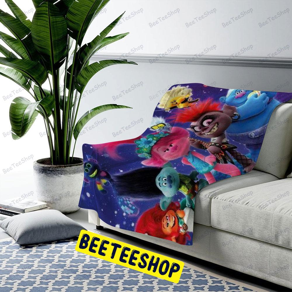 Trolls Holiday 09 Trending US Cozy Blanket Trolls Holiday 09 Trending US Cozy Blanket