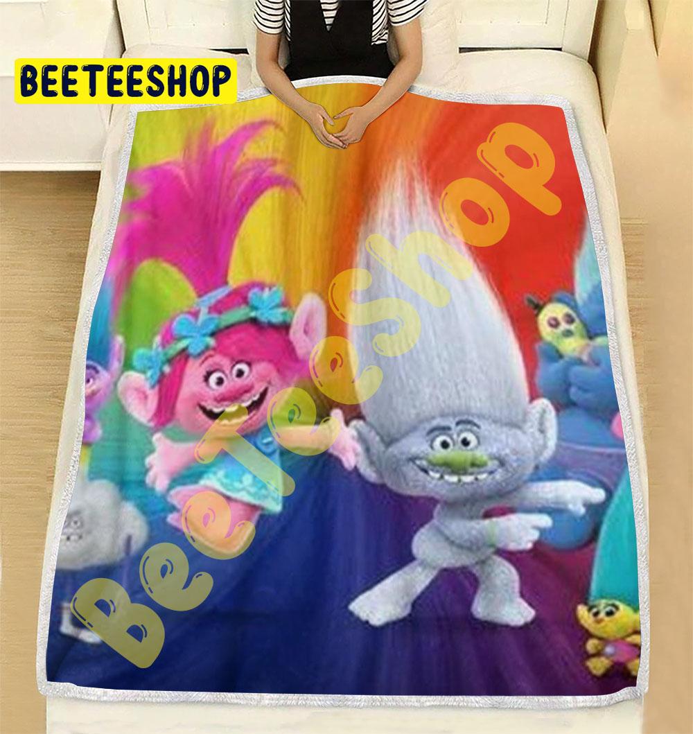 Trolls Holiday 22 Trending Blanket Trolls Holiday 22 Trending Blanket