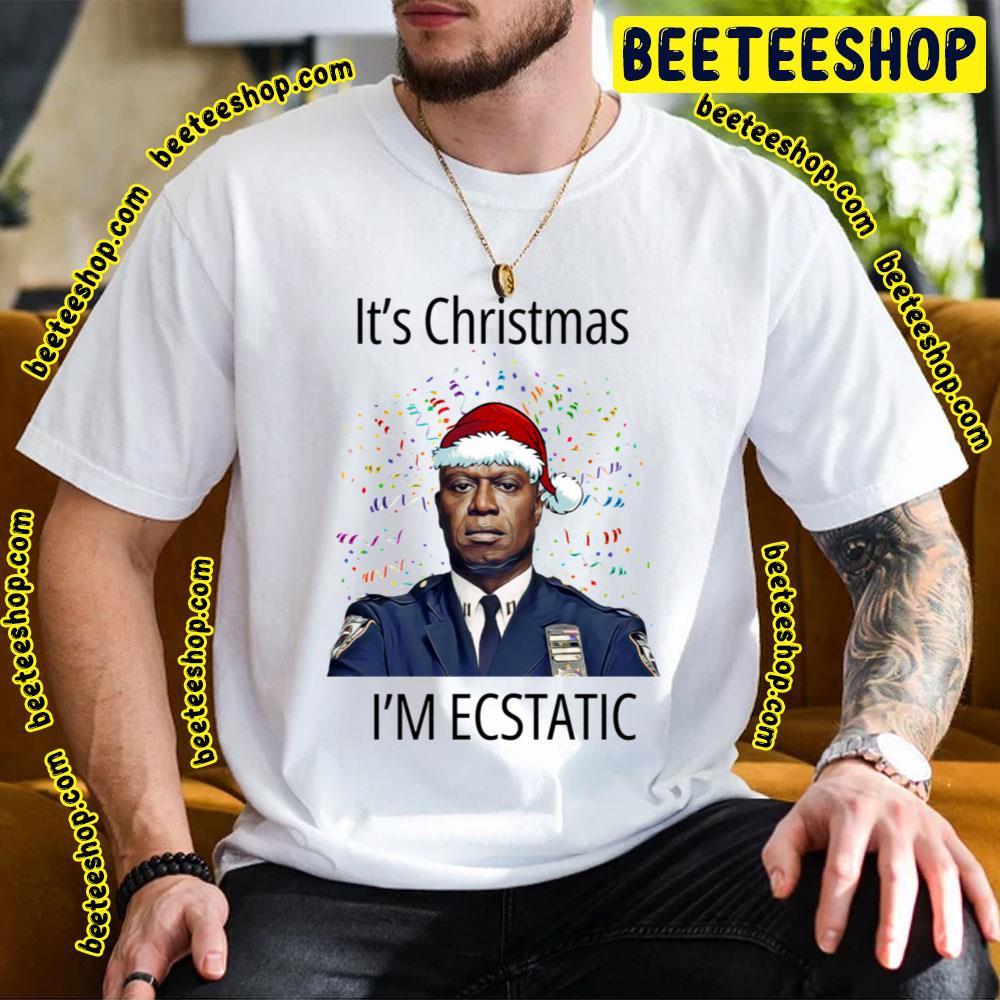 Christmas Captain Holt It's Christmas I'm Ecstatic Trending Unisex T-Shirt Christmas Captain Holt It's Christmas I'm Ecstatic Trending Unisex T-Shirt