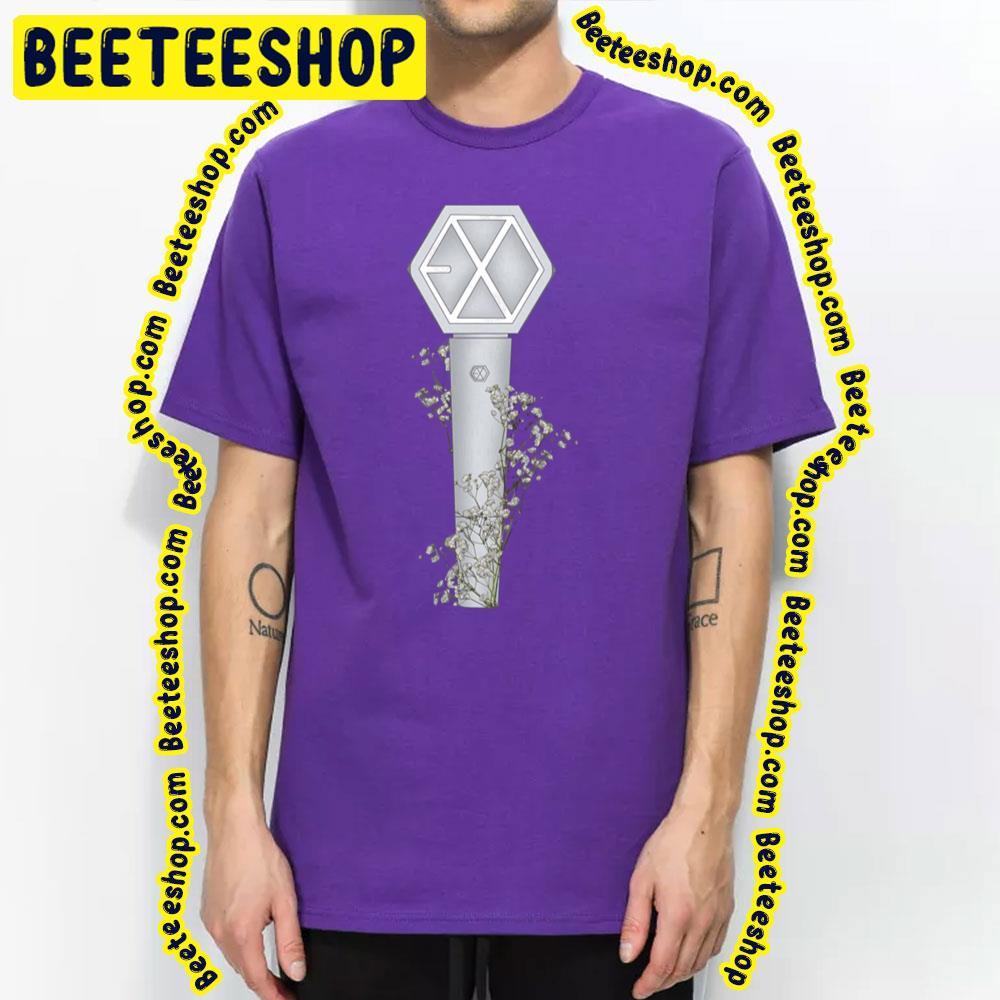 Floral Lightstick Kpop Exo Unisex T-Shirt Floral Lightstick Kpop Exo Unisex T-Shirt