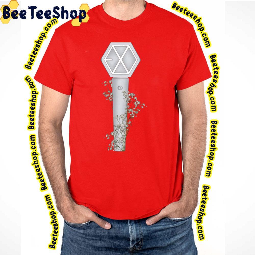 Floral Lightstick Kpop Exo Unisex T-Shirt Floral Lightstick Kpop Exo Unisex T-Shirt