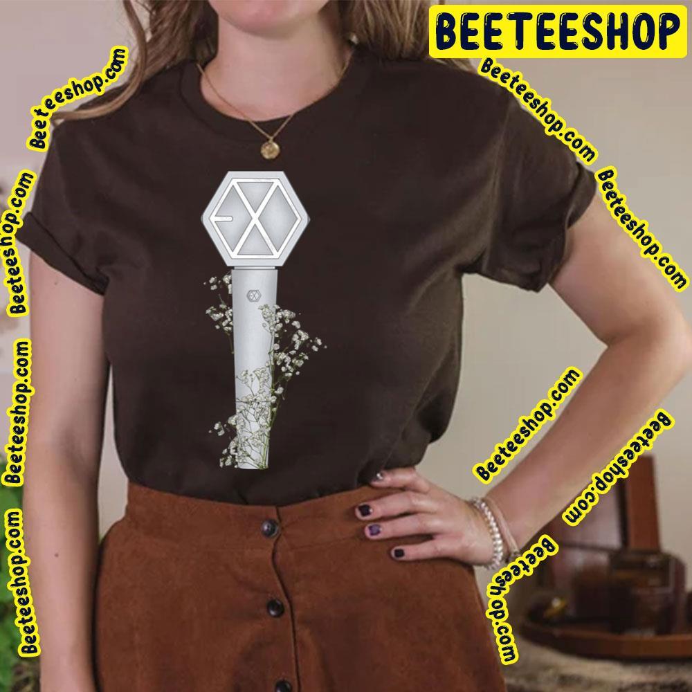 Floral Lightstick Kpop Exo Unisex T-Shirt Floral Lightstick Kpop Exo Unisex T-Shirt