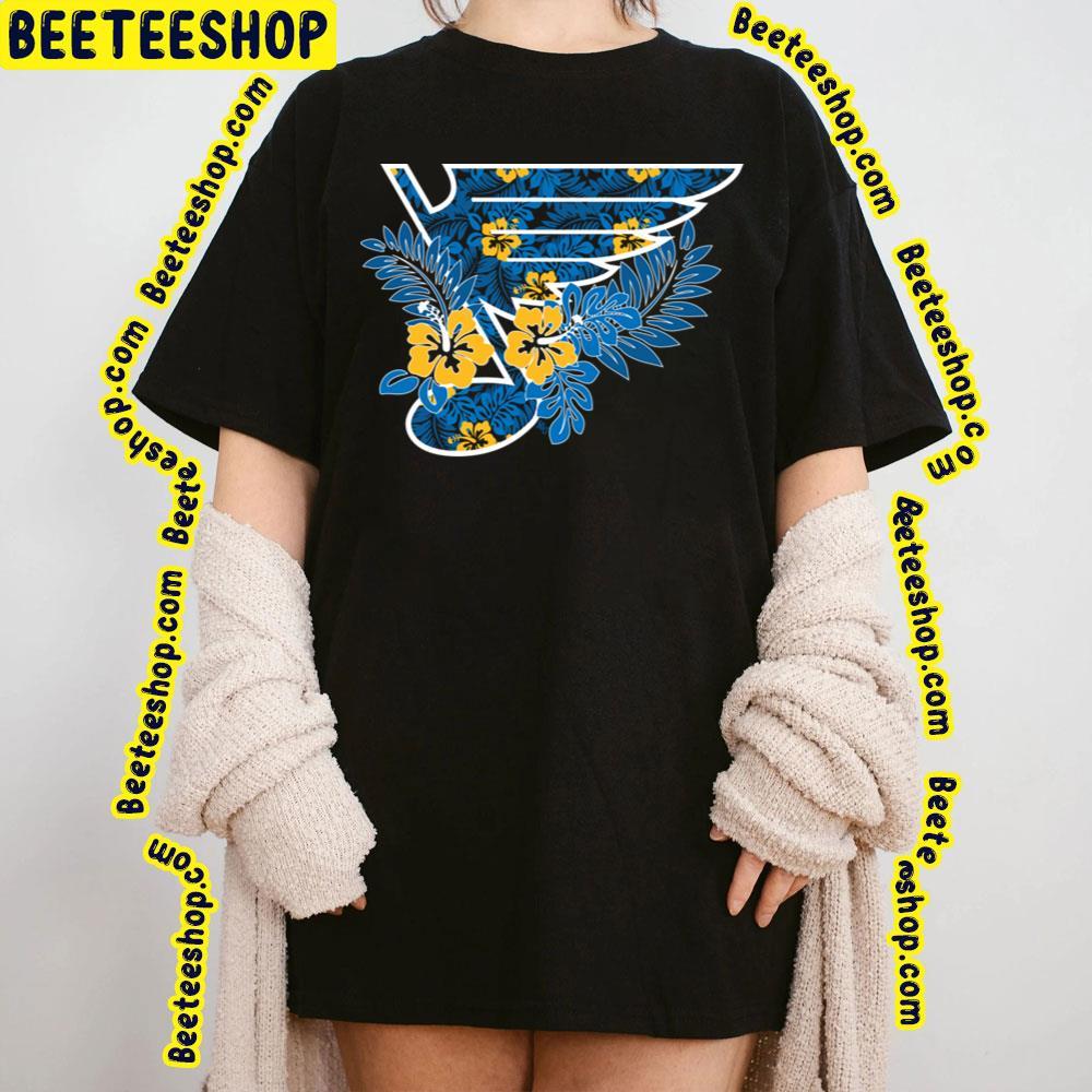 Hawaiian Blue Note St Louis Blues Hockey Unisex T-Shirt Hawaiian Blue Note St Louis Blues Hockey Unisex T-Shirt