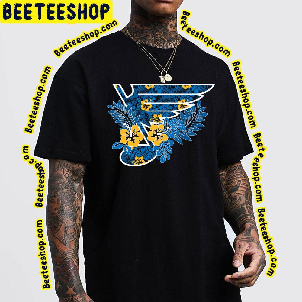 Hawaiian Blue Note St Louis Blues Hockey Unisex T-Shirt Hawaiian Blue Note St Louis Blues Hockey Unisex T-Shirt