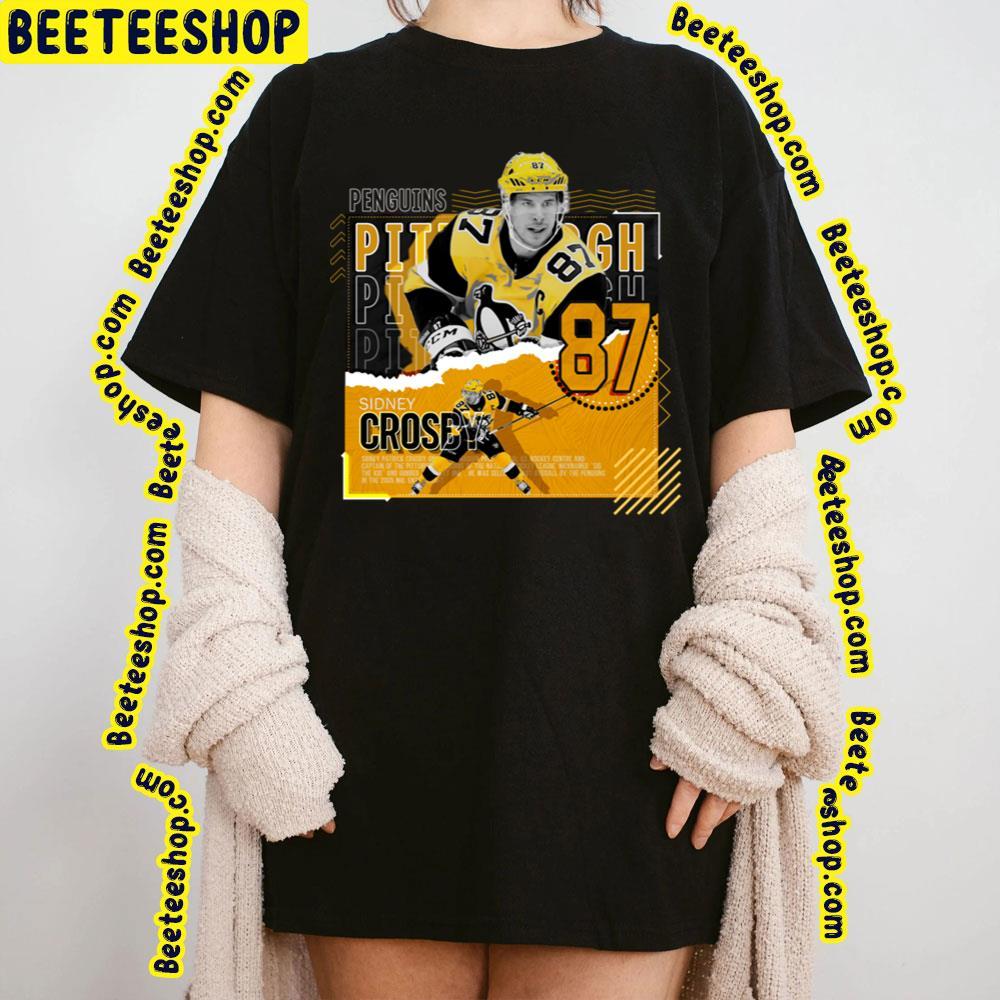 Hockey Paper Penguins Sidney Crosby Unisex T-Shirt Hockey Paper Penguins Sidney Crosby Unisex T-Shirt