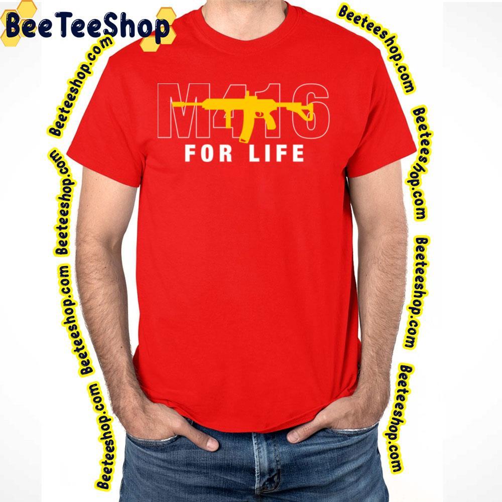 M416 For Life Playerunknown's Battlegrounds Unisex T-Shirt M416 For Life Playerunknown's Battlegrounds Unisex T-Shirt