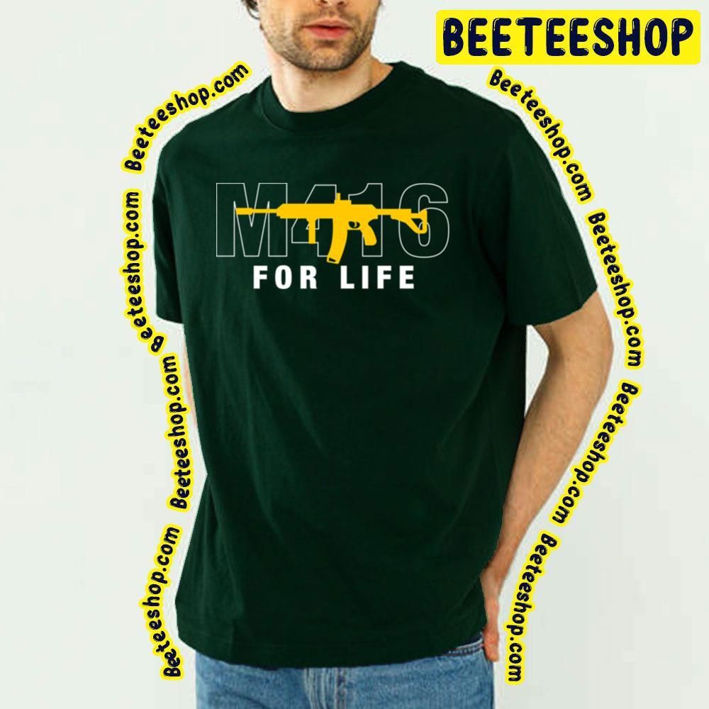 M416 For Life Playerunknown's Battlegrounds Unisex T-Shirt M416 For Life Playerunknown's Battlegrounds Unisex T-Shirt