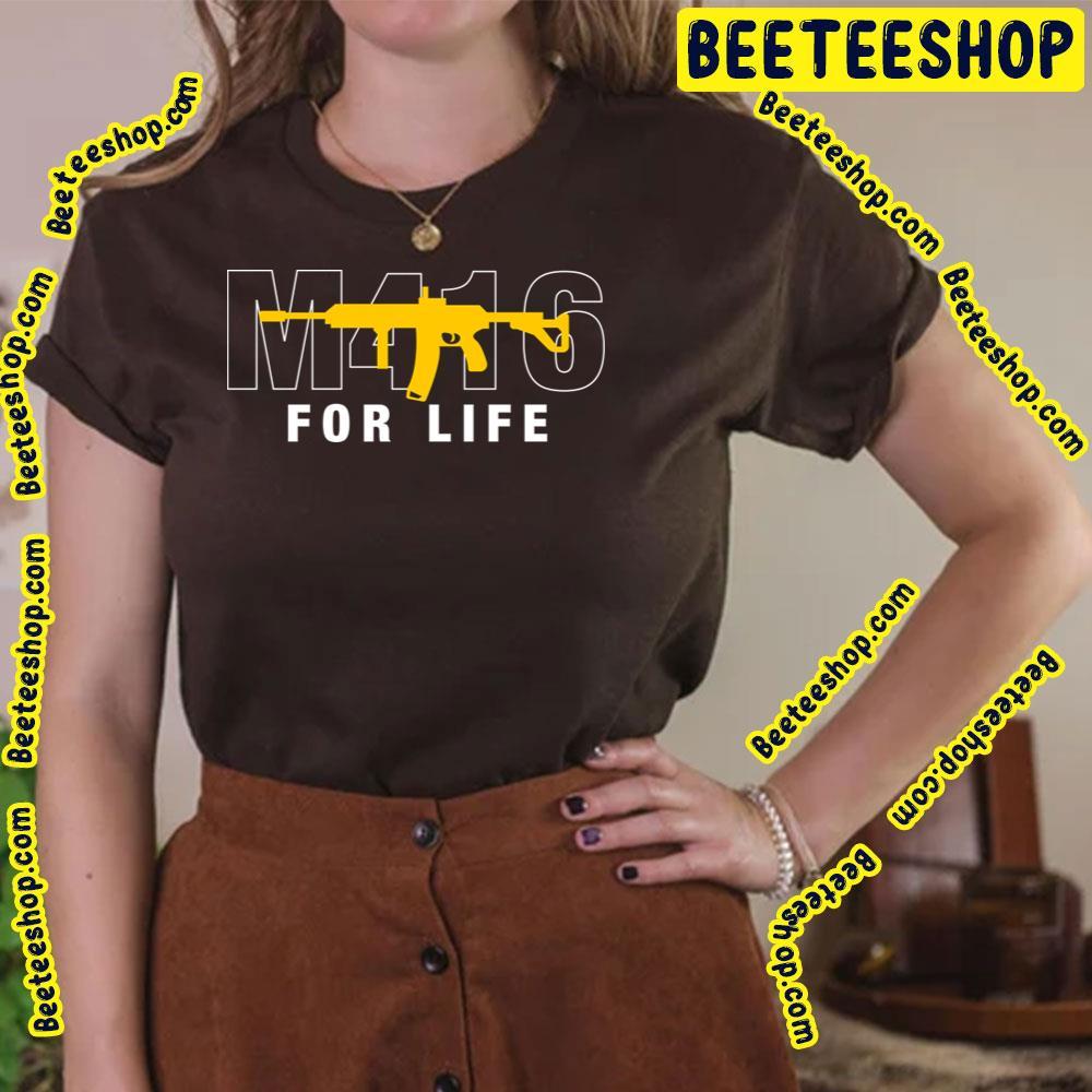 M416 For Life Playerunknown's Battlegrounds Unisex T-Shirt M416 For Life Playerunknown's Battlegrounds Unisex T-Shirt