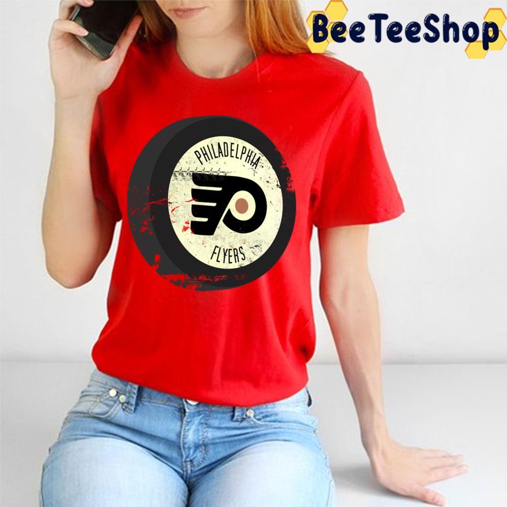 Retro Philadelphia Flyers Hockey Puck Unisex T-Shirt Retro Philadelphia Flyers Hockey Puck Unisex T-Shirt
