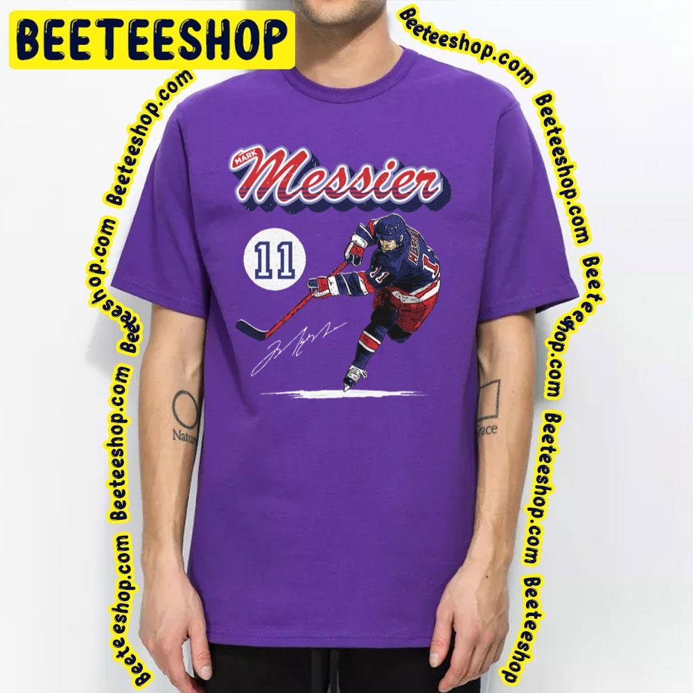 Retro Script Mark Messier Hockey Unisex T-Shirt Retro Script Mark Messier Hockey Unisex T-Shirt