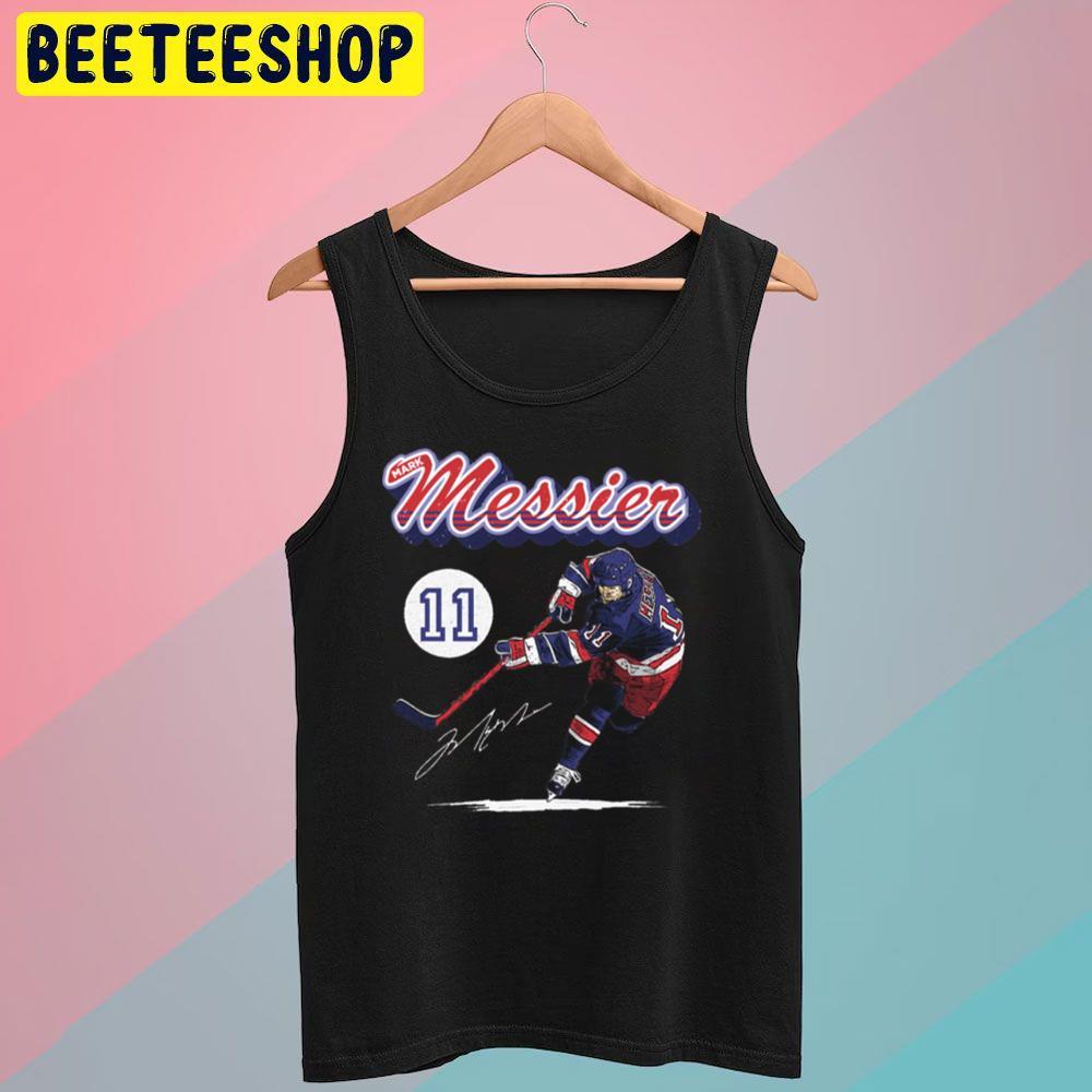 Retro Script Mark Messier Hockey Unisex T-Shirt Retro Script Mark Messier Hockey Unisex T-Shirt