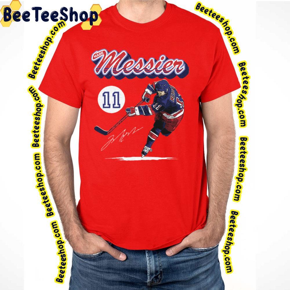 Retro Script Mark Messier Hockey Unisex T-Shirt Retro Script Mark Messier Hockey Unisex T-Shirt