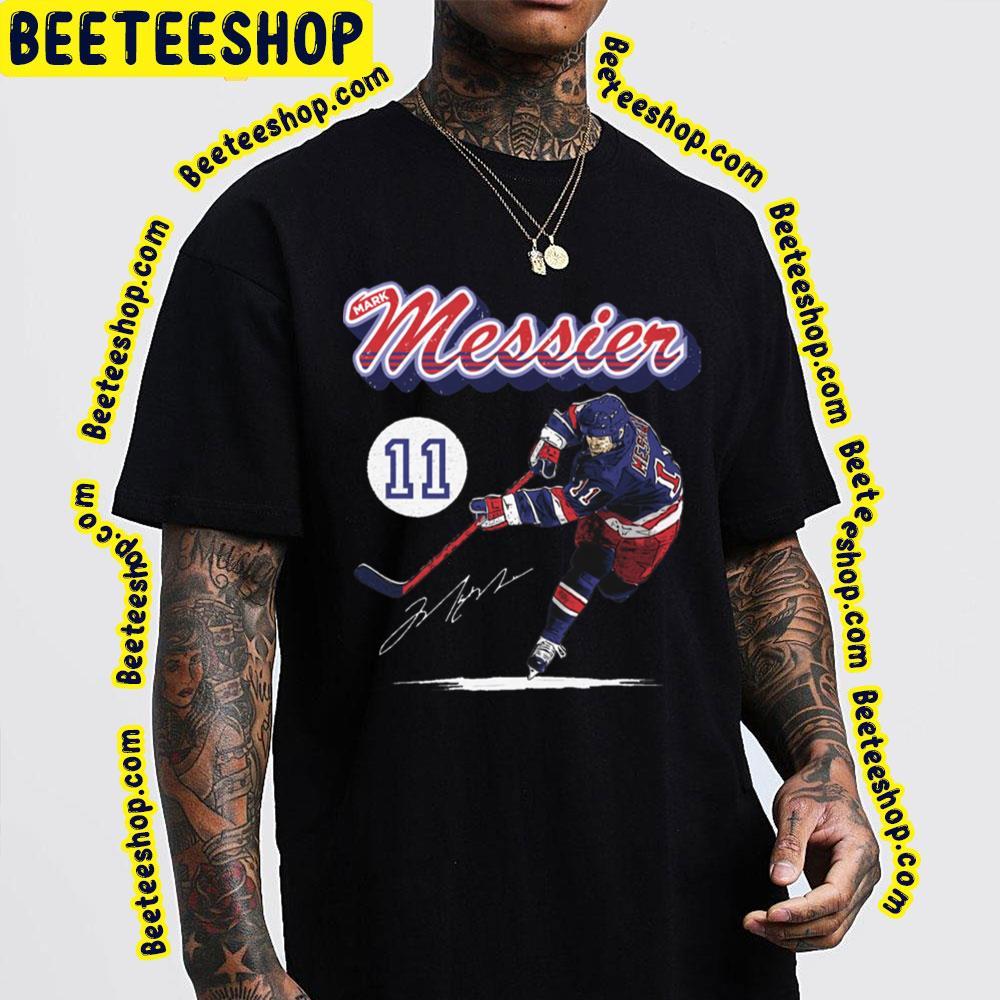 Retro Script Mark Messier Hockey Unisex T-Shirt Retro Script Mark Messier Hockey Unisex T-Shirt