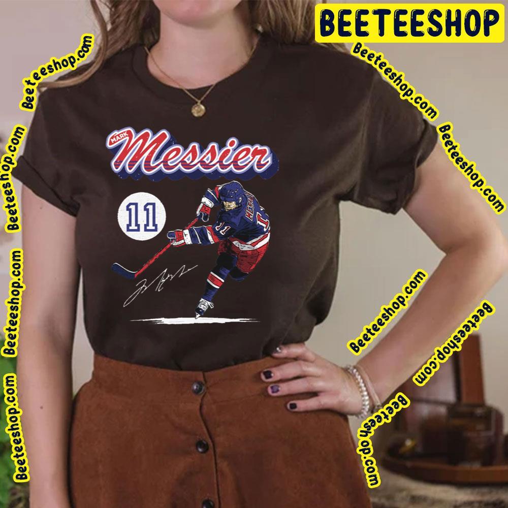 Retro Script Mark Messier Hockey Unisex T-Shirt Retro Script Mark Messier Hockey Unisex T-Shirt