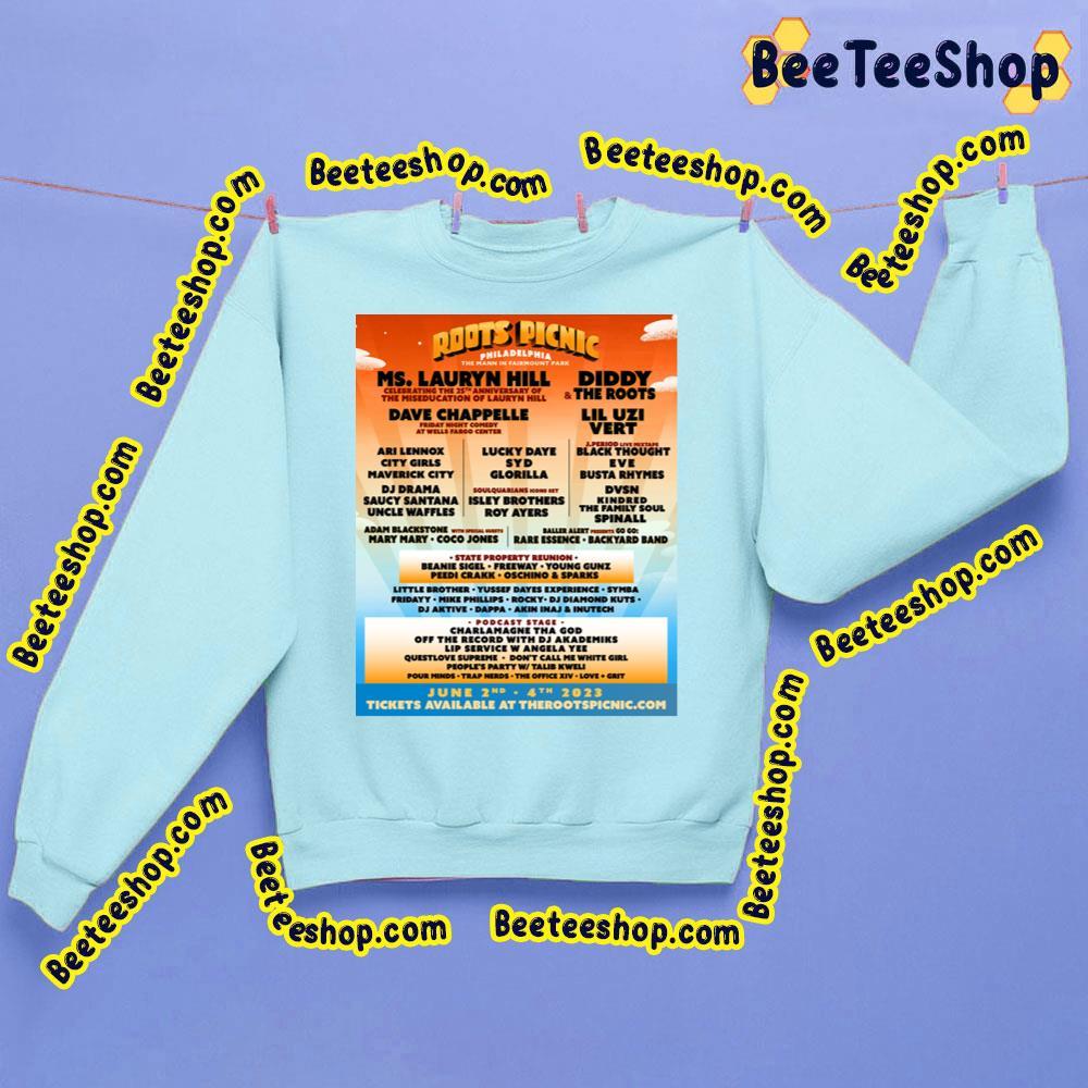 Roots Picnic 2023 Beeteeshop Trending Unisex T-Shirt Roots Picnic 2023 Beeteeshop Trending Unisex T-Shirt