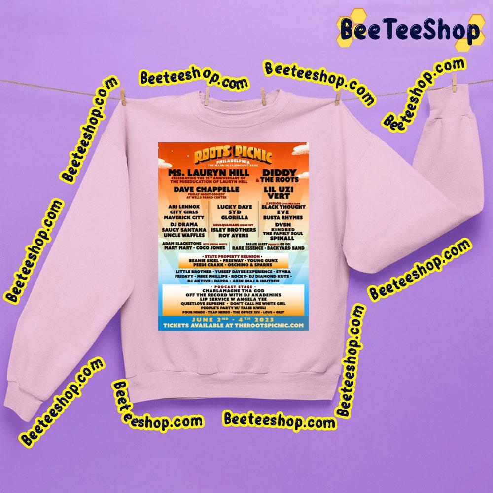 Roots Picnic 2023 Beeteeshop Trending Unisex T-Shirt Roots Picnic 2023 Beeteeshop Trending Unisex T-Shirt