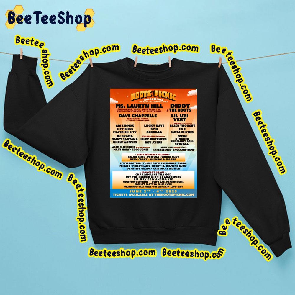 Roots Picnic 2023 Beeteeshop Trending Unisex T-Shirt Roots Picnic 2023 Beeteeshop Trending Unisex T-Shirt