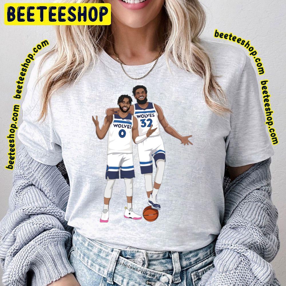 Russell And Karl Anthony Towns Minnesota Timberwolves Basketball Unisex T-Shirt Russell And Karl Anthony Towns Minnesota Timberwolves Basketball Unisex T-Shirt