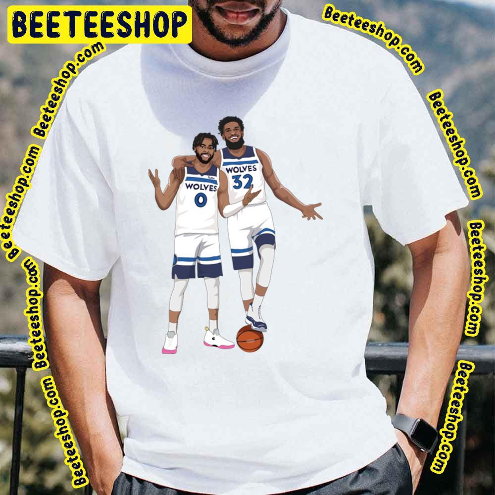 Russell And Karl Anthony Towns Minnesota Timberwolves Basketball Unisex T-Shirt Russell And Karl Anthony Towns Minnesota Timberwolves Basketball Unisex T-Shirt