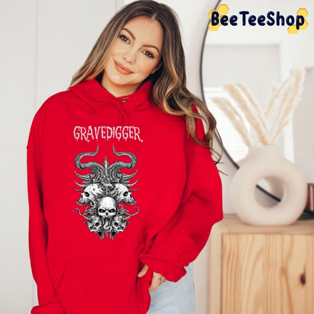 Skull Play Grave Digger Beeteeshop Trending Unisex T-Shirt Skull Play Grave Digger Beeteeshop Trending Unisex T-Shirt