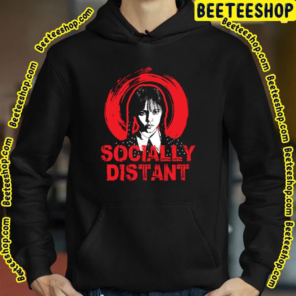 Socially Distant Wednesday Halloween Unisex T-Shirt Socially Distant Wednesday Halloween Unisex T-Shirt
