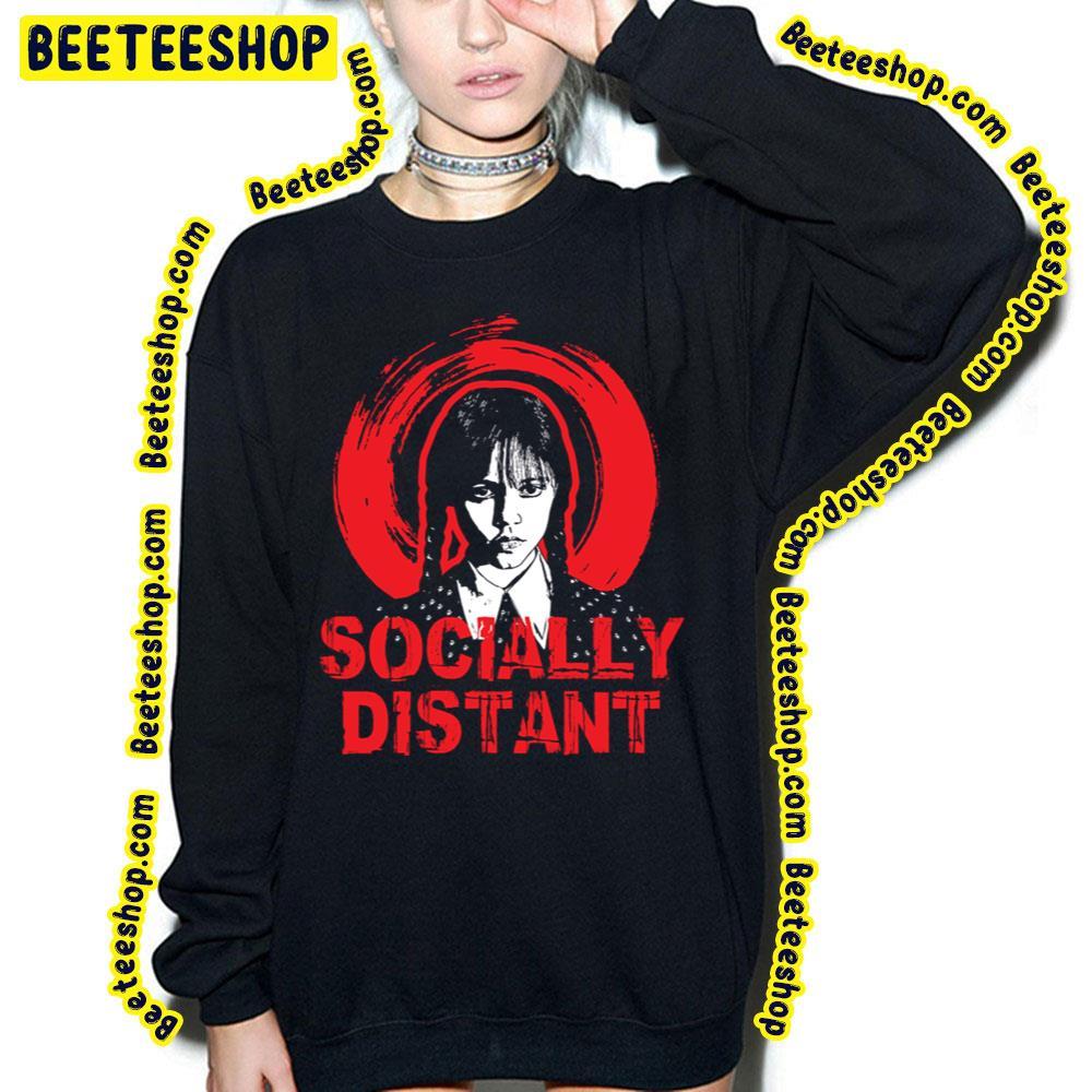 Socially Distant Wednesday Halloween Unisex T-Shirt Socially Distant Wednesday Halloween Unisex T-Shirt