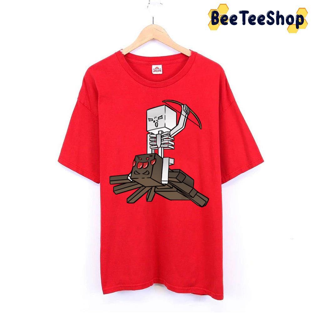 Spider Jockey Minecraft Unisex T-Shirt Spider Jockey Minecraft Unisex T-Shirt