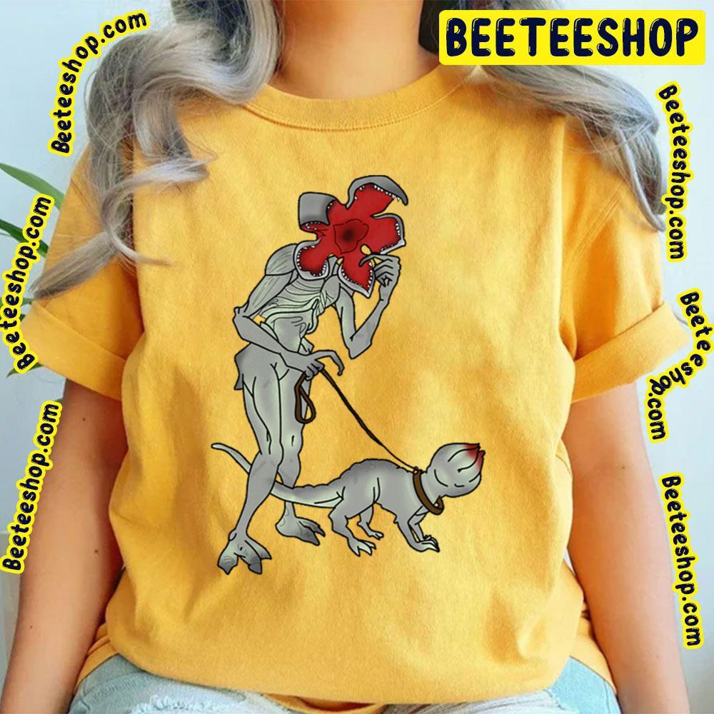 Stranger Things Demogorgan Walking His Demodog Beeteeshop Trending Unisex T-Shirt Stranger Things Demogorgan Walking His Demodog Beeteeshop Trending Unisex T-Shirt