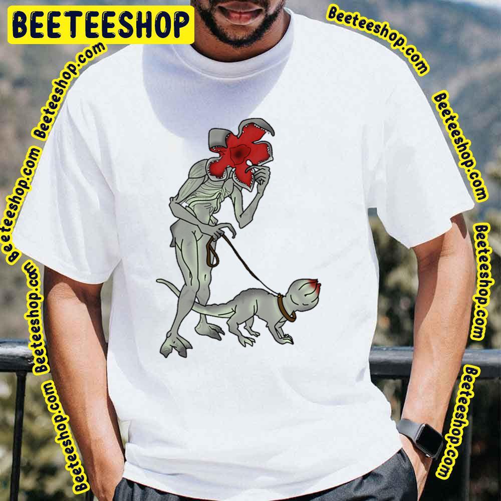 Stranger Things Demogorgan Walking His Demodog Beeteeshop Trending Unisex T-Shirt Stranger Things Demogorgan Walking His Demodog Beeteeshop Trending Unisex T-Shirt