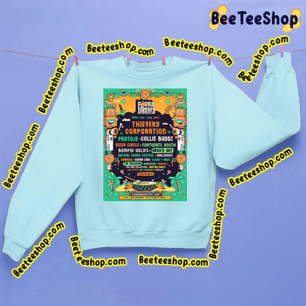 Thievery Corporation Florida 2023 Beeteeshop Trending Unisex T-Shirt Thievery Corporation Florida 2023 Beeteeshop Trending Unisex T-Shirt