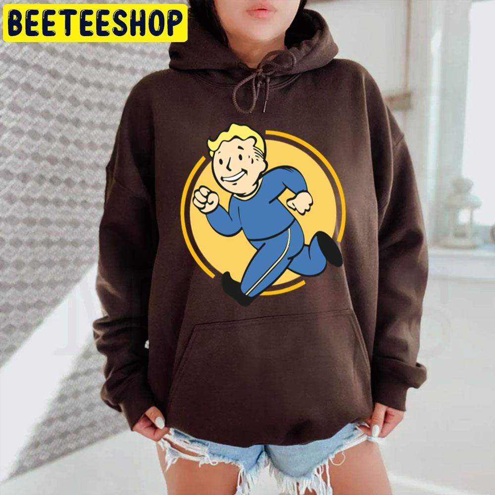 Vault Boy Running Fallout Unisex T-Shirt Vault Boy Running Fallout Unisex T-Shirt