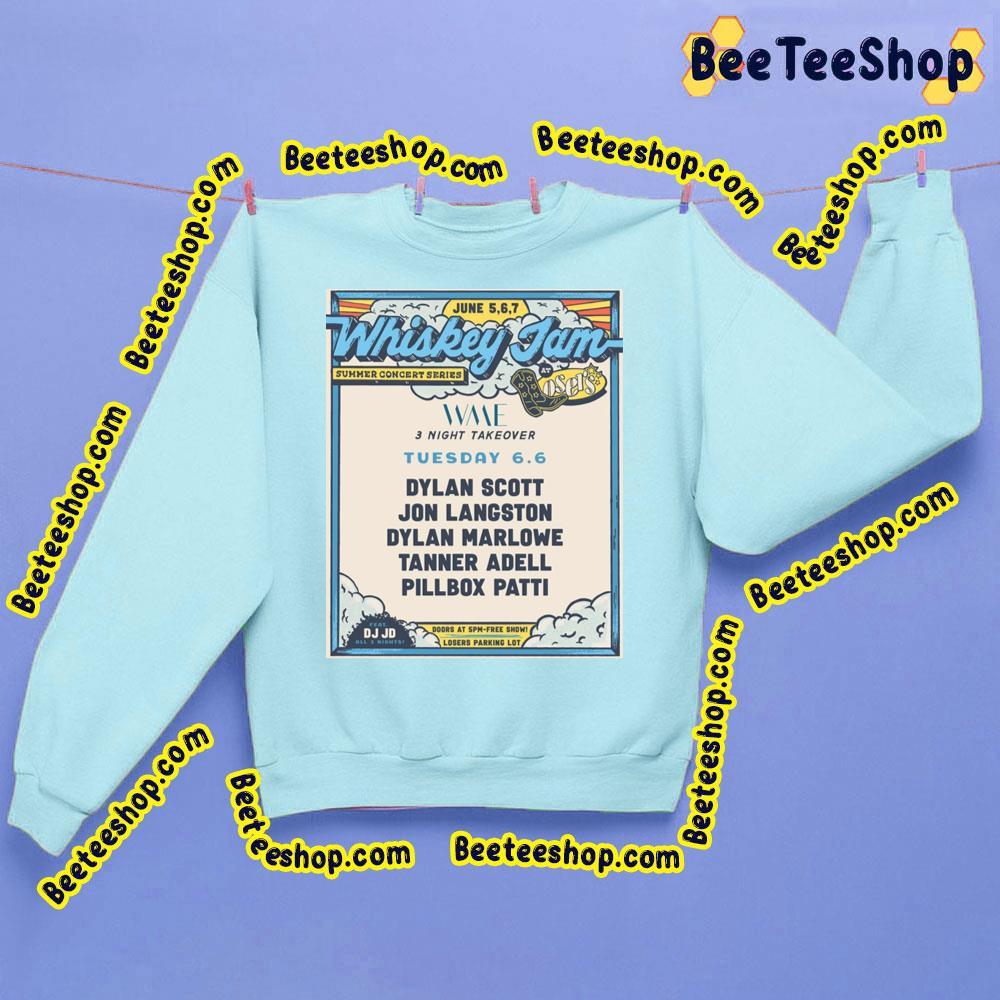 Whiskey Jam Dylan Scott 2023 Beeteeshop Trending Unisex Sweatshirt Whiskey Jam Dylan Scott 2023 Beeteeshop Trending Unisex Sweatshirt