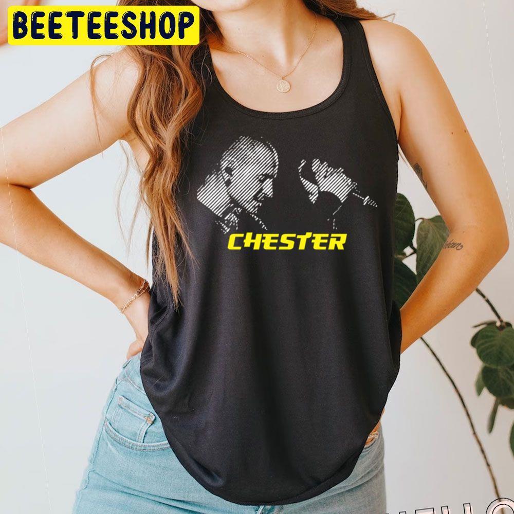 Yellow Text Chester Linkin Park Beeteeshop Trending Unisex T-Shirt Yellow Text Chester Linkin Park Beeteeshop Trending Unisex T-Shirt