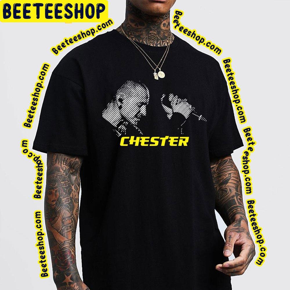 Yellow Text Chester Linkin Park Beeteeshop Trending Unisex T-Shirt Yellow Text Chester Linkin Park Beeteeshop Trending Unisex T-Shirt