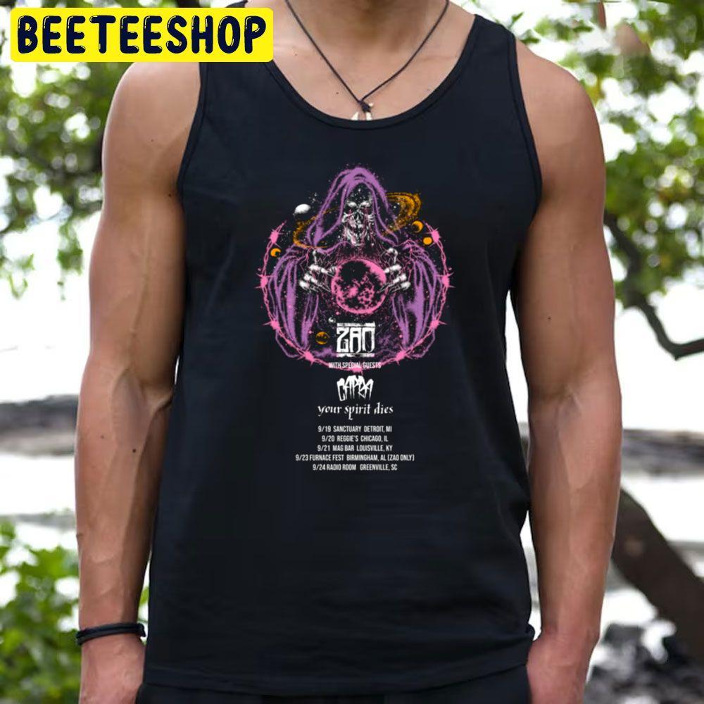 Zao With Capra And Yout Spirit Dies 2023 Beeteeshop Trending Unisex T-Shirt Zao With Capra And Yout Spirit Dies 2023 Beeteeshop Trending Unisex T-Shirt