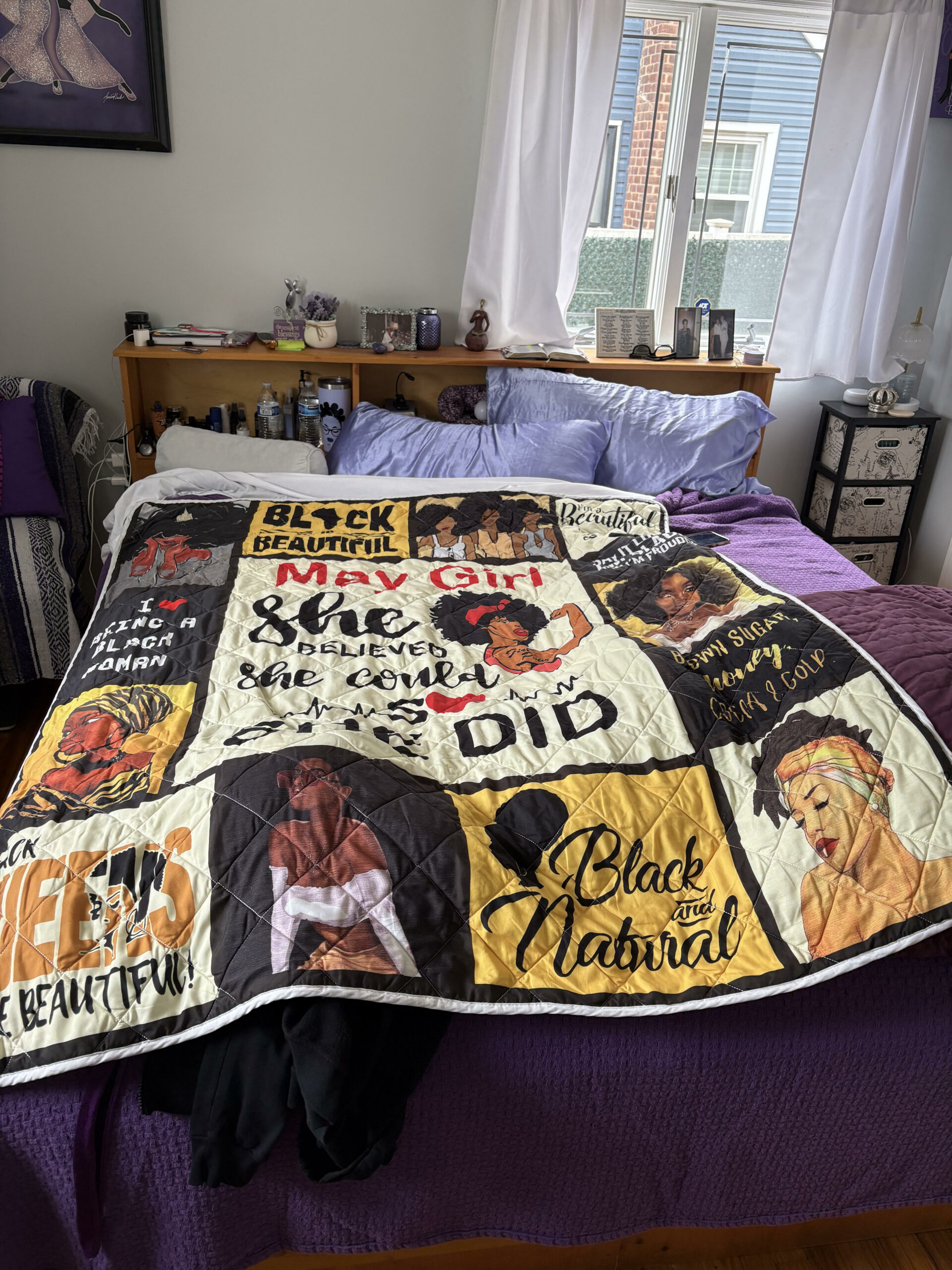 Black Girl Magic Empowerment Quilt Blanket Black Girl Magic Empowerment Quilt Blanket