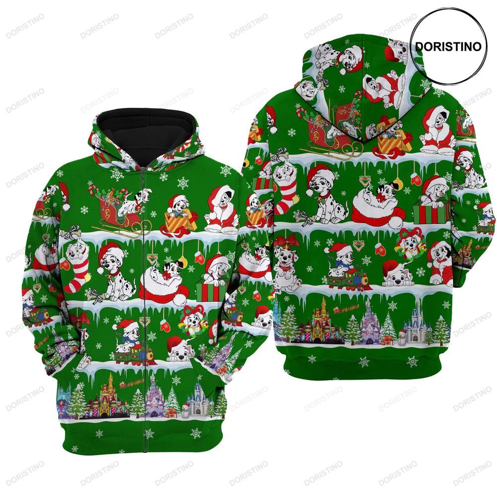 101 Dalmatians Christmas Limited Edition 3d Hoodie 101 Dalmatians Christmas Limited Edition 3d Hoodie
