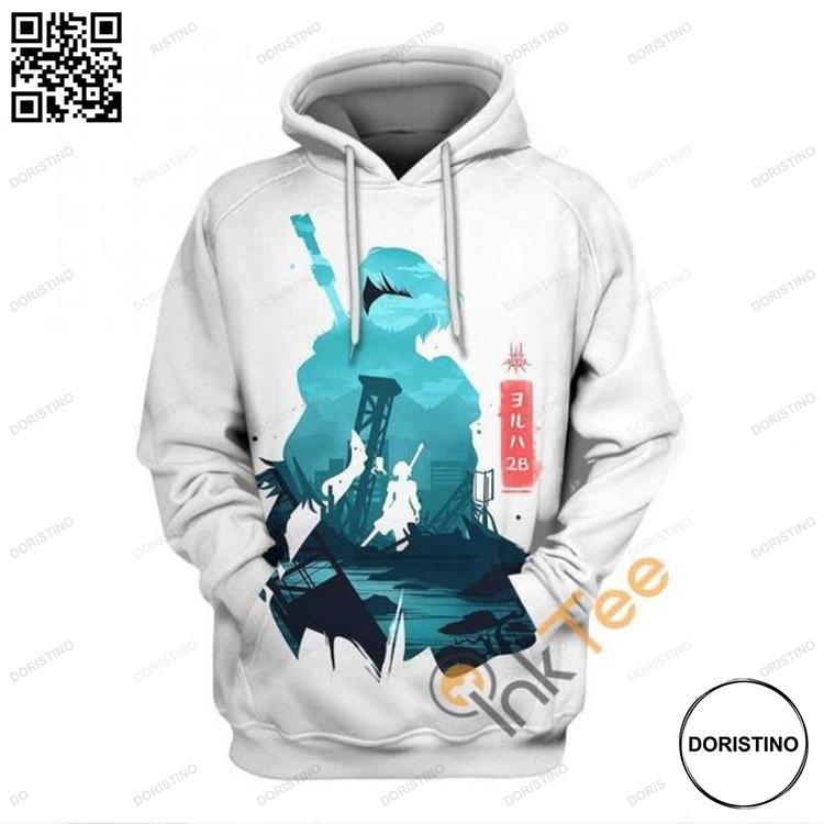 2b Nier Automata Amazon 220 Awesome 3D Hoodie 2b Nier Automata Amazon 220 Awesome 3D Hoodie