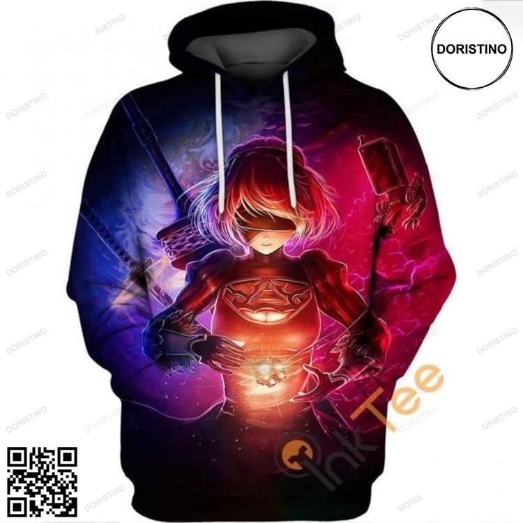 2b Nier Automata Amazon All Over Print Hoodie 2b Nier Automata Amazon All Over Print Hoodie