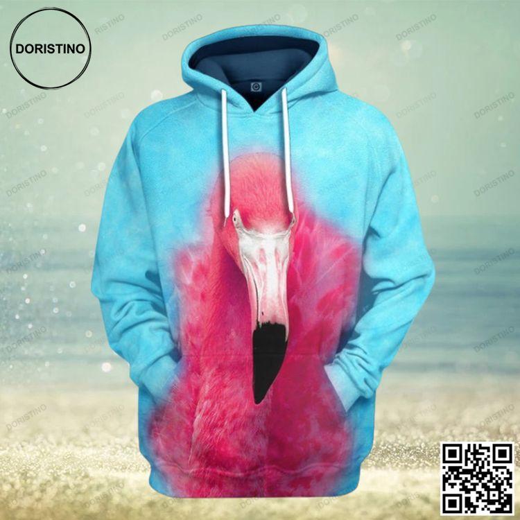 3d Flamingo Blue All Over Print Hoodie 3d Flamingo Blue All Over Print Hoodie