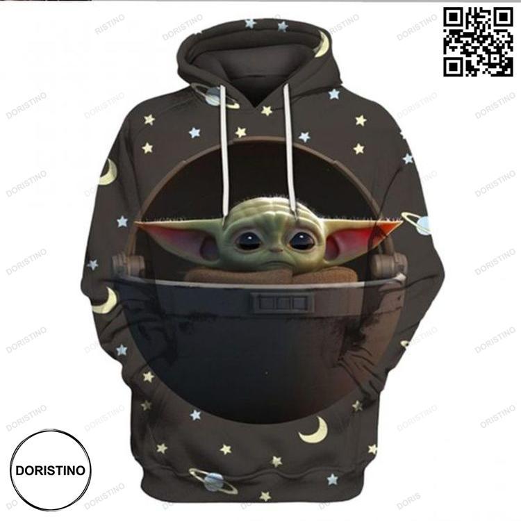 3d Pullover Baby Yoda The Mandalorian All Over Print Hoodie 3d Pullover Baby Yoda The Mandalorian All Over Print Hoodie