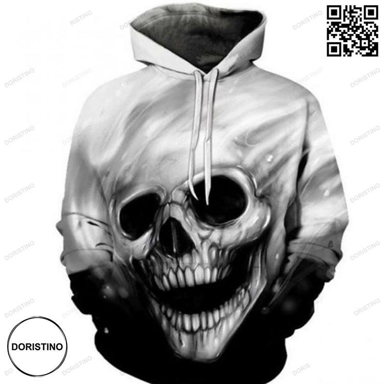 3d Pullover Death Skull All Over Print Hoodie 3d Pullover Death Skull All Over Print Hoodie