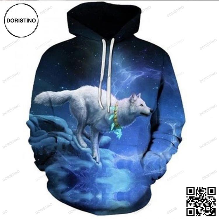 3d Pullover Night Wolf All Over Print Hoodie 3d Pullover Night Wolf All Over Print Hoodie