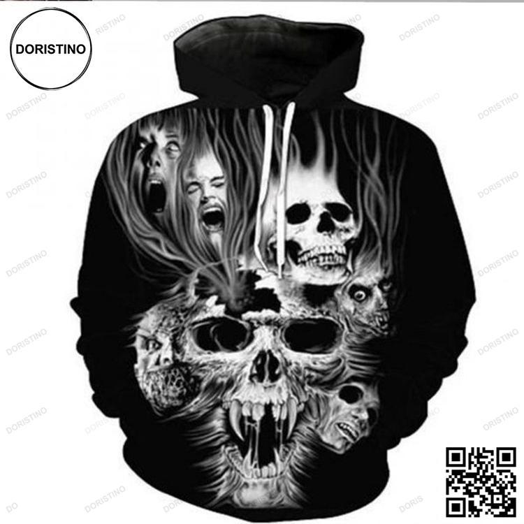 3d Pullover Screaming Skull All Over Print Hoodie 3d Pullover Screaming Skull All Over Print Hoodie