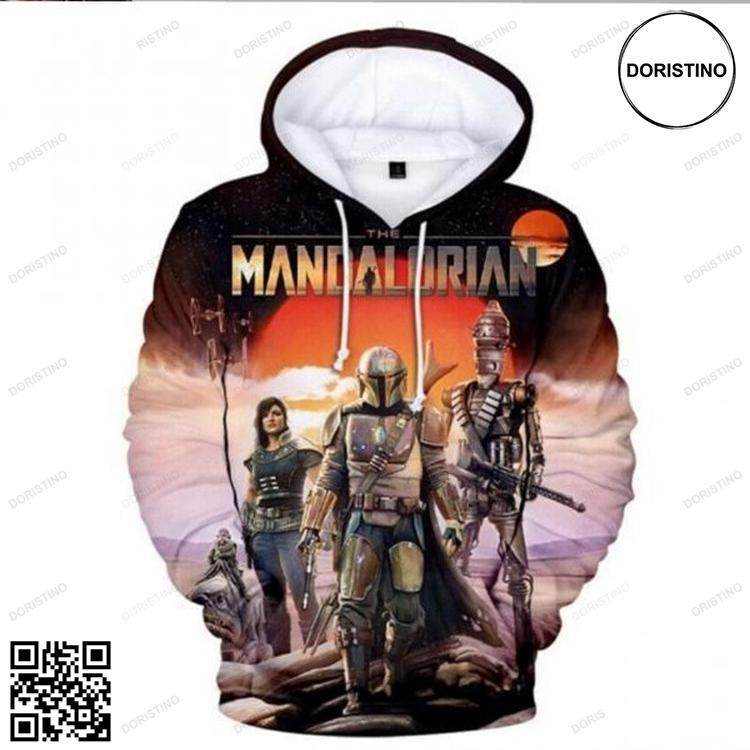 3d Pullover Star Wars Mandalorian Awesome 3D Hoodie 3d Pullover Star Wars Mandalorian Awesome 3D Hoodie